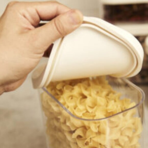 Small:Hours Set of 5 Stackable Pantry Containers - Picture 4 of 4